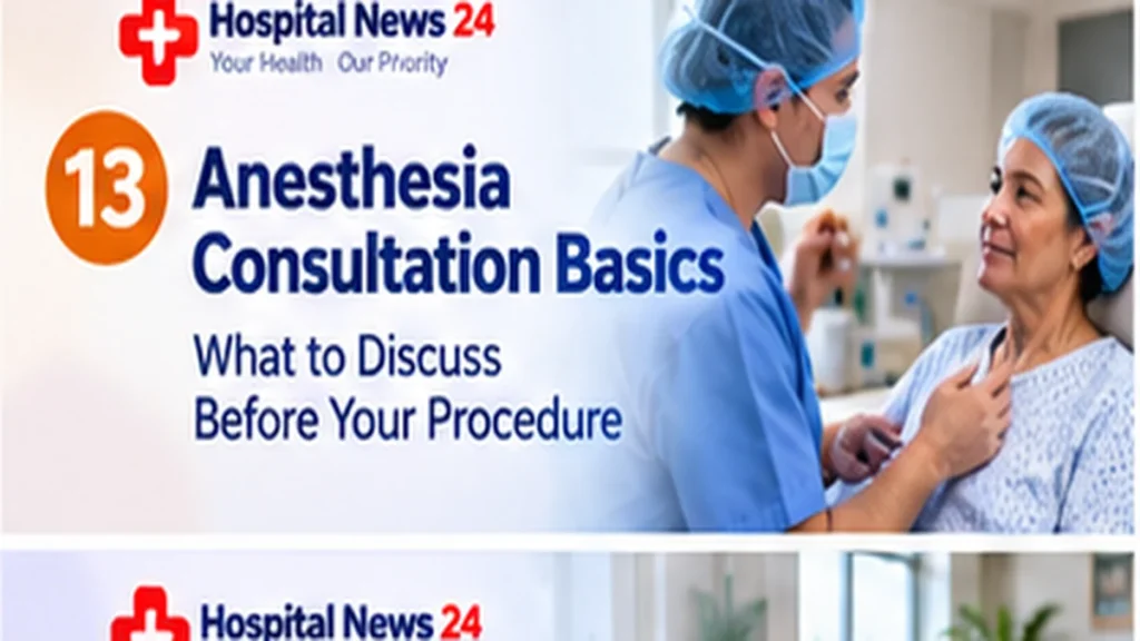 Anesthesia Consultation Basics: What to Discuss Before Surgery