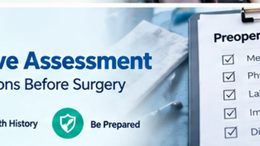 Clinician reviewing medical information with a patient before surgery